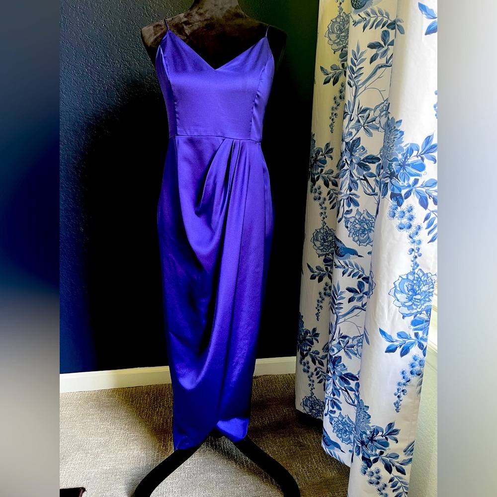 Royal blue dress